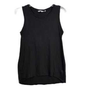 Athleta Solid Black Hi Lo Long Tank Women's M